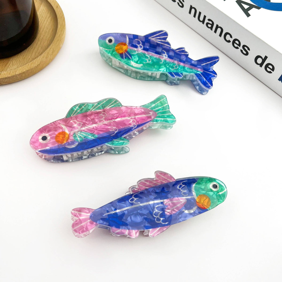 Cute Sardine Hair Claw Clip