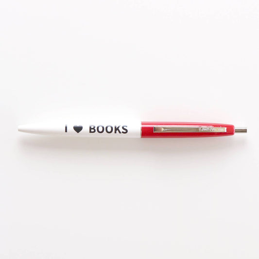 Red - I "Heart" Books Pen