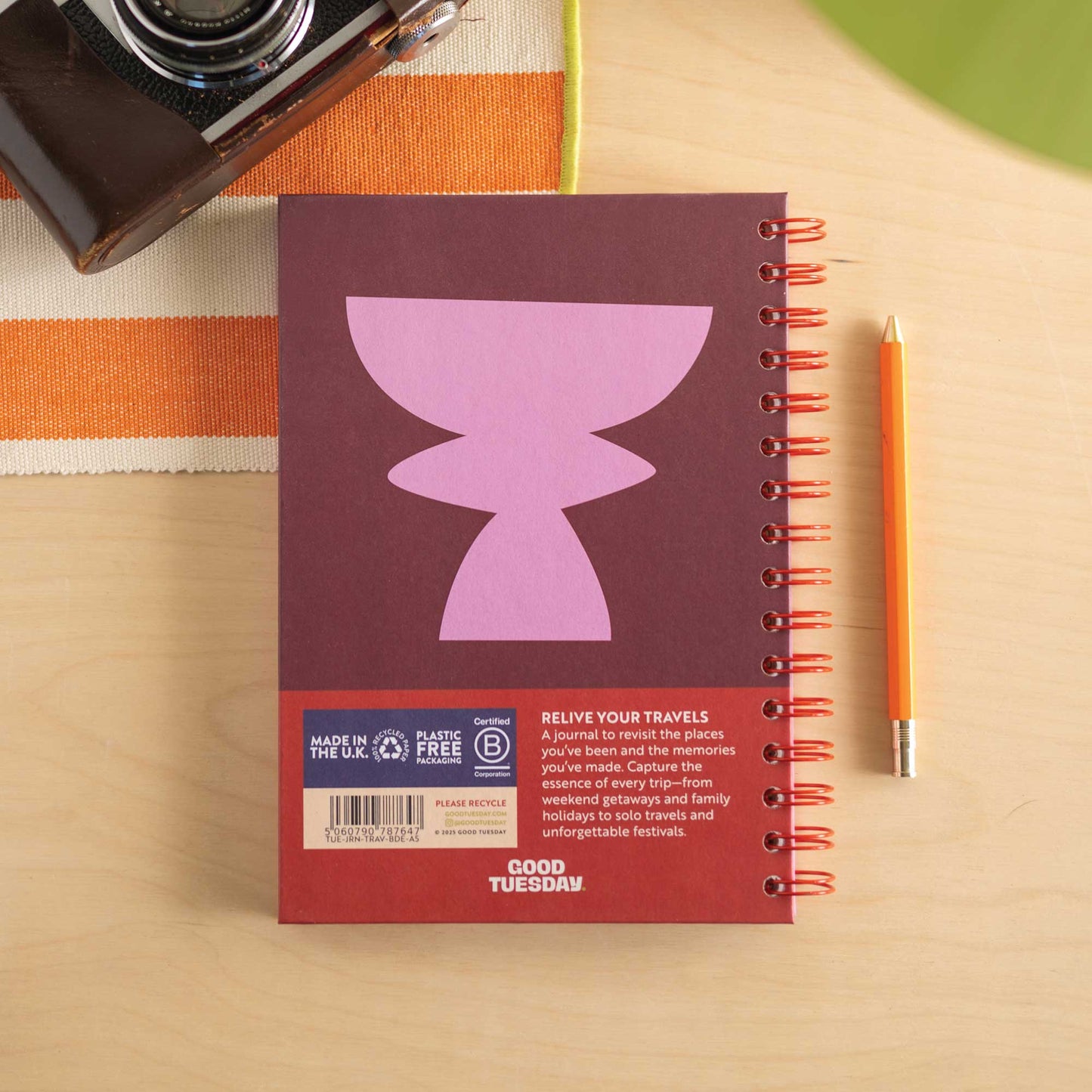 A5 Bold Escapes Travel Journal | Hardcover