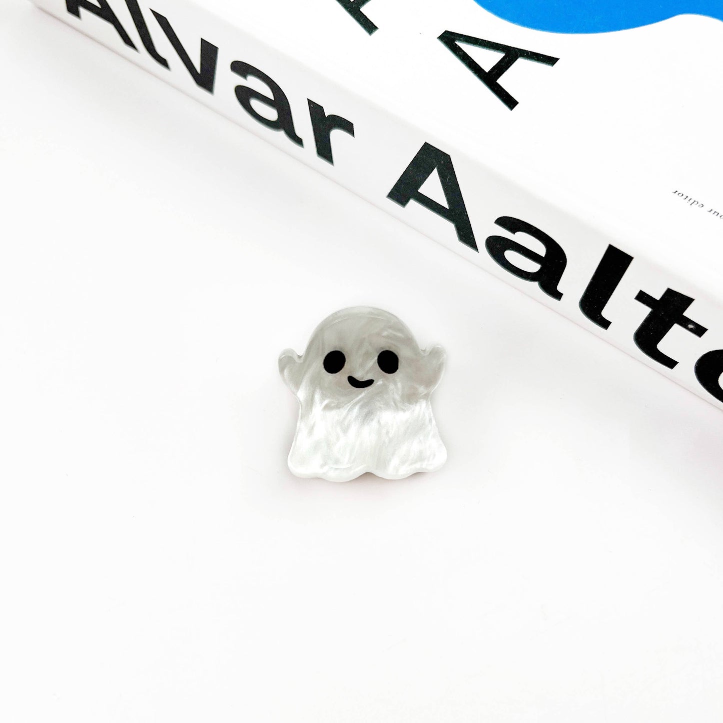 White Ghost Hair Claw,Halloween Hair Clip