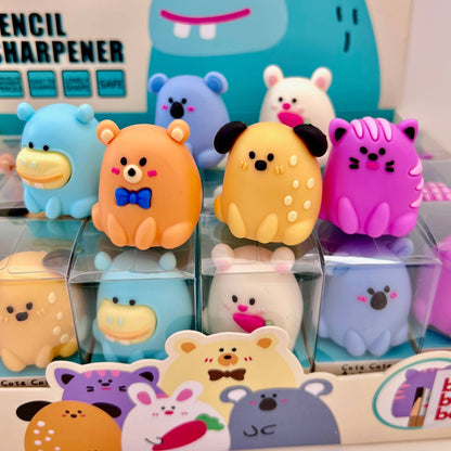 33319 ROUND ANIMALS PENCIL SHARPENER-24