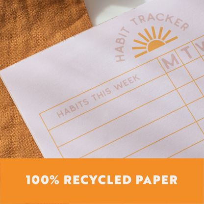 Weekly Habit Tracker Pad | A6
