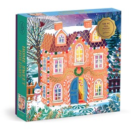 Home Sweet Holidays 500 Piece Foil Puzzle