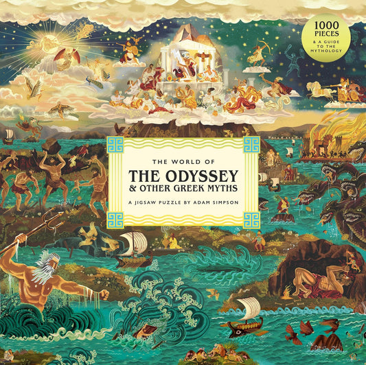 The World of the Odyssey & Other Greek Myths: A 1000-piece jigsaw puzzle by Adam Simpson: A 1000-piece jigsaw puzzle by Adam Simpson