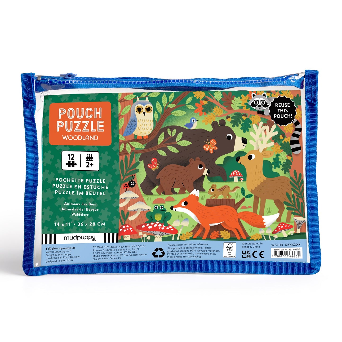Woodland 12 Piece Pouch Puzzle