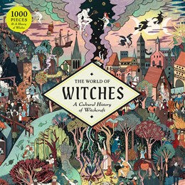 (08/18/26 PREORDER) The World of Witches: A Cultural History of Witchcraft in a 1000-piece Jigsaw Puzzle: A Cultural History of Witchcraft