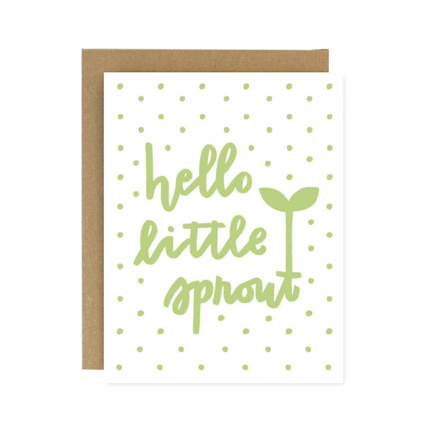 Little Sprout New Baby Card